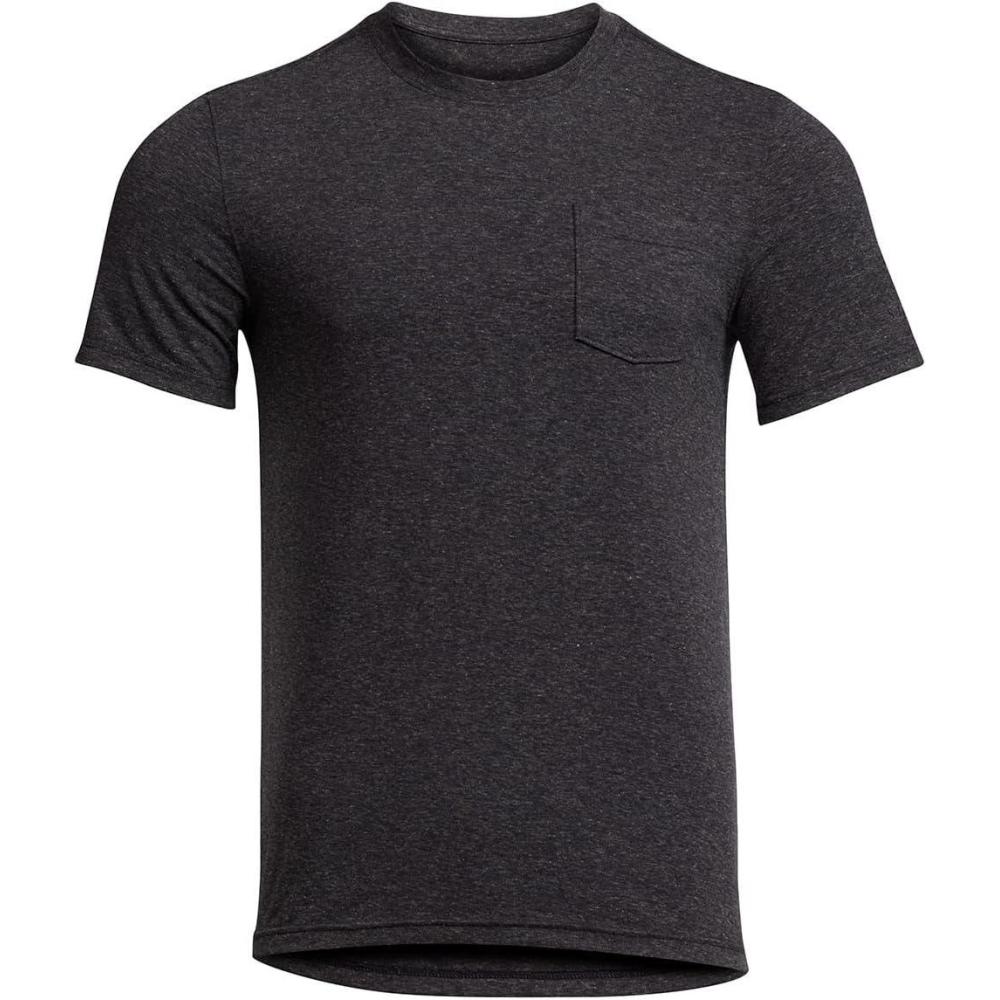 image:imageSITKA Gear Mens Essential Crew Neck Everyday Short Sleeve TShirtSitka Black Heather