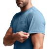 SITKA Gear Men’s Essential Crew Neck Everyday Short Sleeve T-Shirt(Pacific Heather)