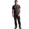 SITKA Gear Men’s Essential Crew Neck Everyday Short Sleeve T-Shirt(Sitka Black Heather)