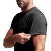 SITKA Gear Men’s Essential Crew Neck Everyday Short Sleeve T-Shirt(Sitka Black Heather)