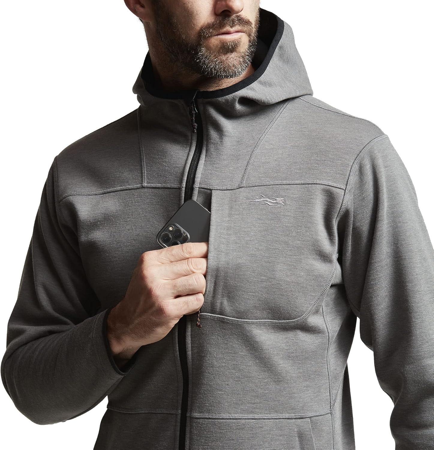 image:imageSITKA Gear Mens Camp Lightweight MoistureWicking Everyday HoodyCharcoal Heather