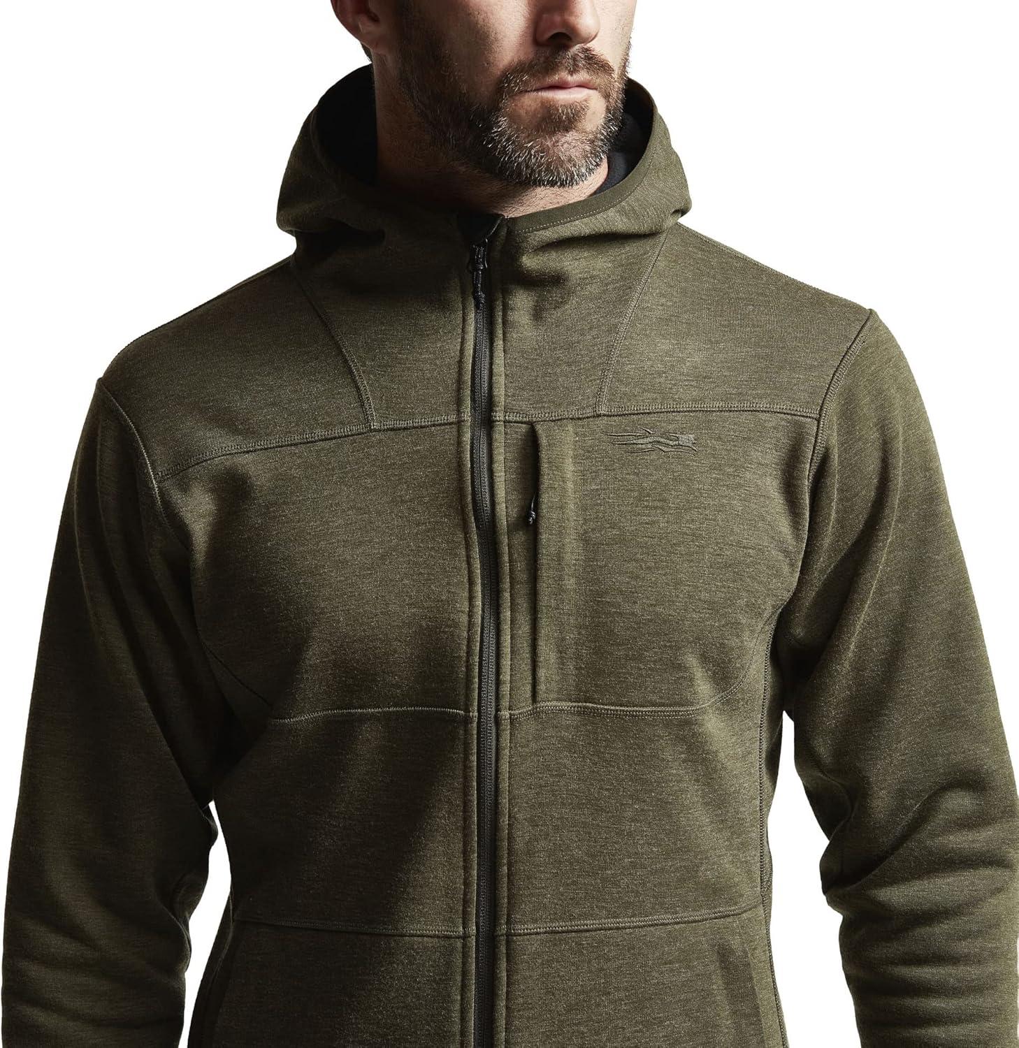 image:imageSITKA Gear Mens Camp Lightweight MoistureWicking Everyday HoodyDeep Lichen