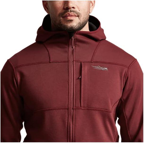 image:imageSITKA Gear Mens Camp Lightweight MoistureWicking Everyday HoodyRed River