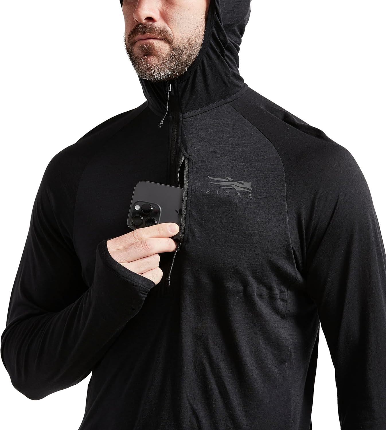 image:imageSITKA Gear Mens Core Merino 120 HoodySitka Black