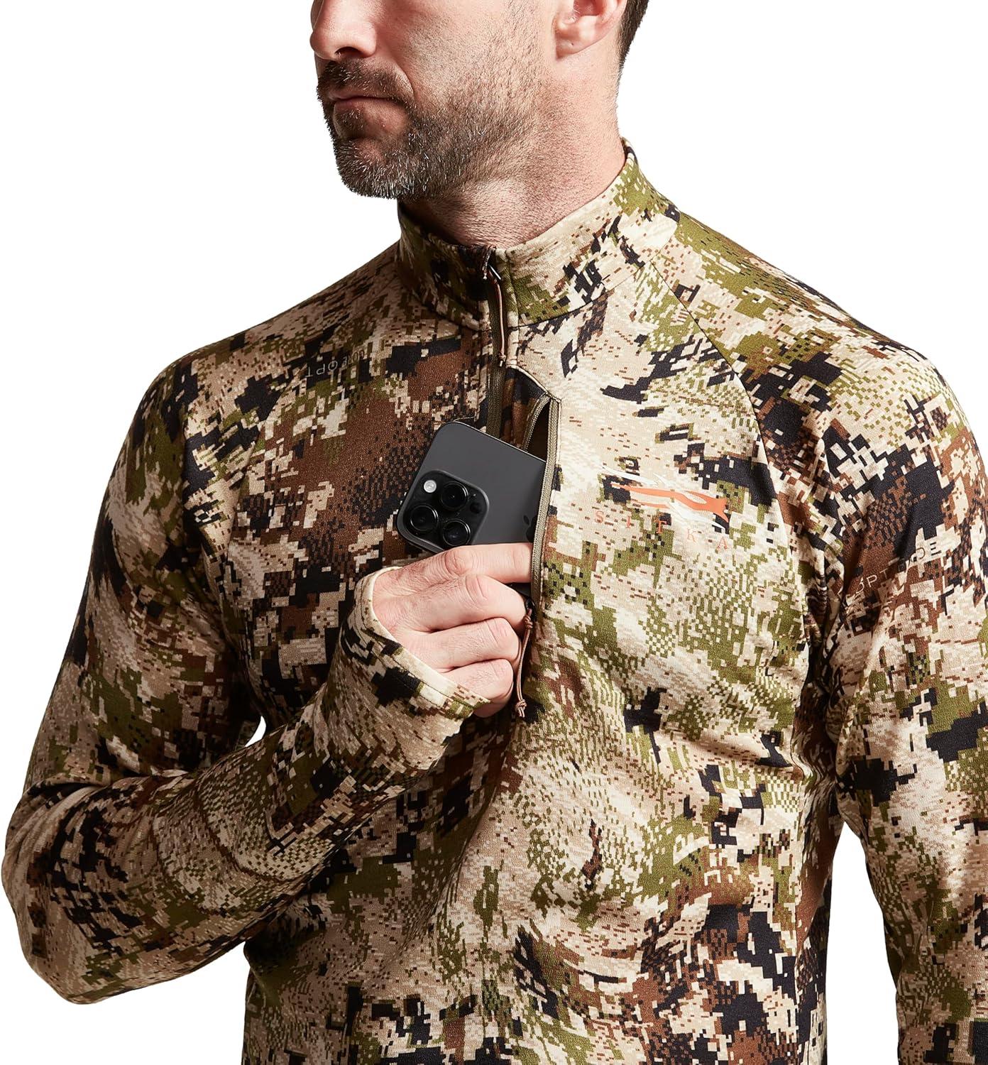 image:imageSITKA Gear Mens Core Merino 220 HalfZip JacketOptifade Subalpine