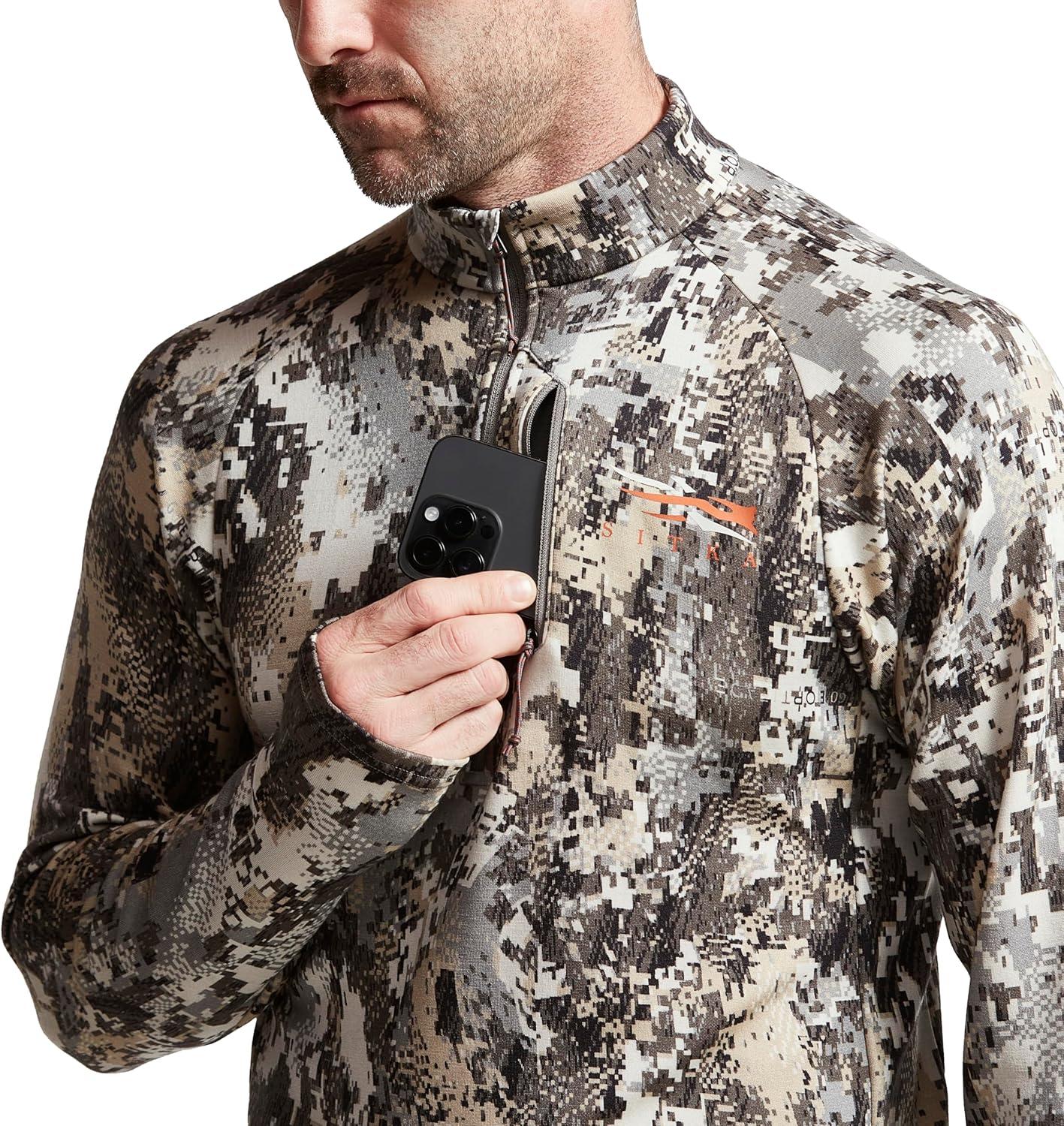 image:imageSITKA Gear Mens Core Merino 330 HalfZipOptifade Elevated II