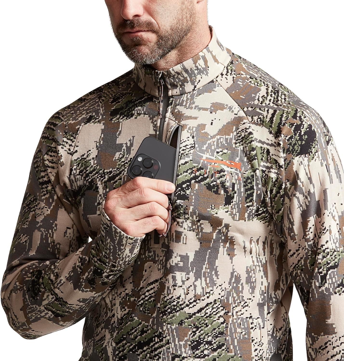 image:imageSITKA Gear Mens Core Merino 330 HalfZipOptifade Open Country