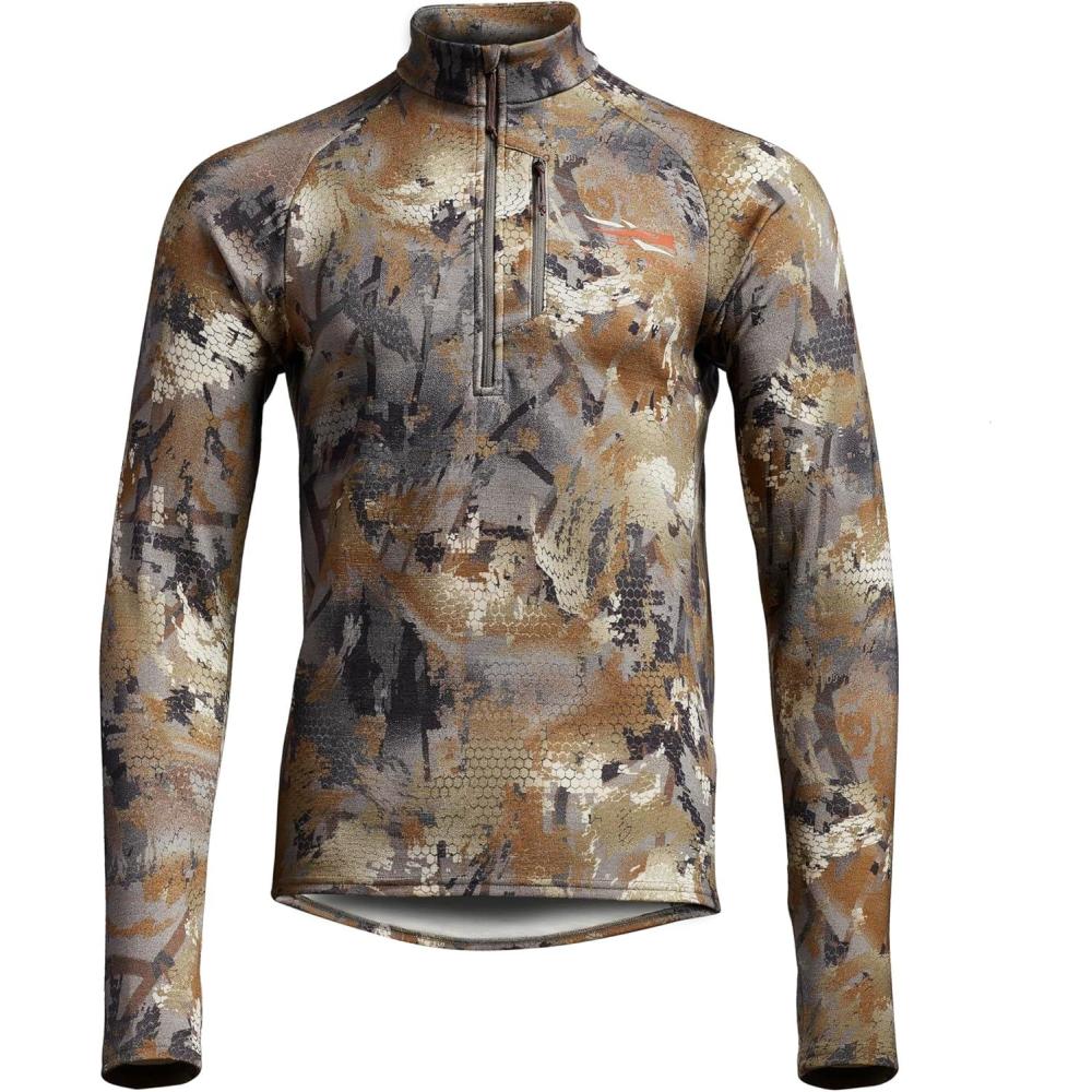 image:imageSITKA Gear Mens Core Merino 330 HalfZipOptifade Timber