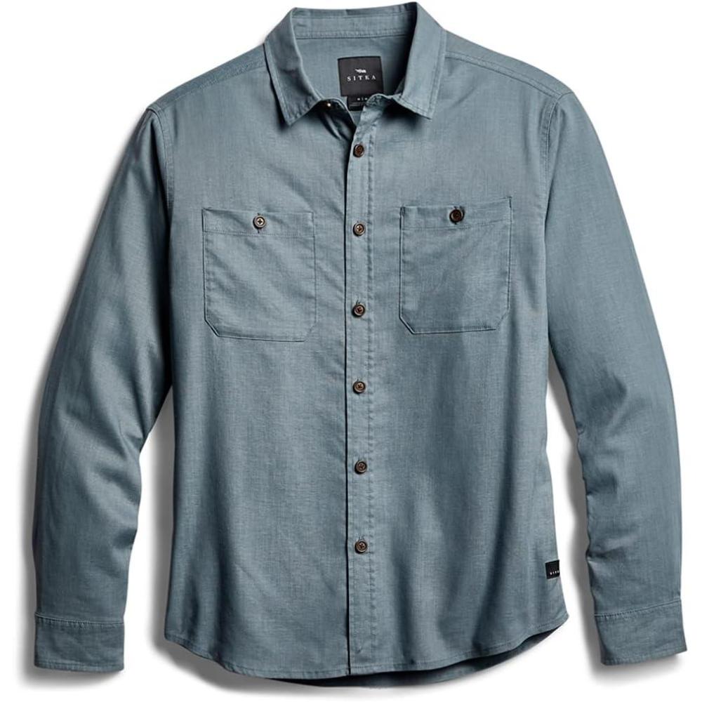 image:imageSITKA Gear Mens Everyday Ambary Long Sleeve Button ShirtThunder