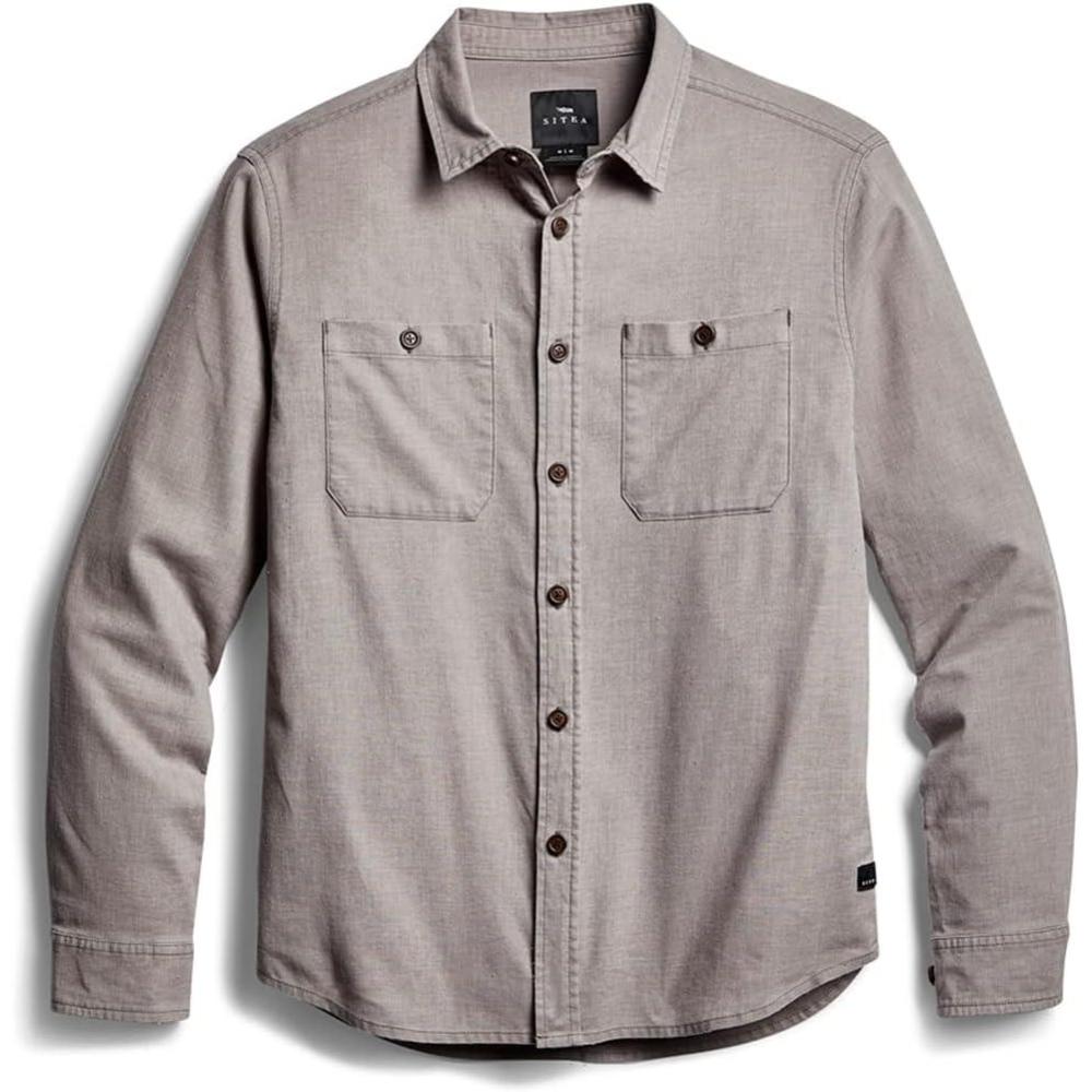 image:imageSITKA Gear Mens Everyday Ambary Long Sleeve Button ShirtWoodsmoke Heather