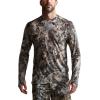 SITKA Gear Mens Core Merino 120 Long Sleeve Crew(Optifade Elevated II)
