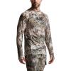 SITKA Gear Mens Core Merino 120 Long Sleeve Crew(Optifade Open Country)
