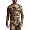 SITKA Gear Mens Core Merino 120 Long Sleeve Crew(Optifade Subalpine)