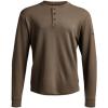 SITKA Gear Men’s Everyday Long Sleeve Provision Henley Shirt(Pyrite)