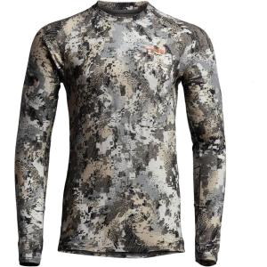 SITKA Gear Mens Core Merino 120 Long Sleeve Crew(Optifade Elevated II)