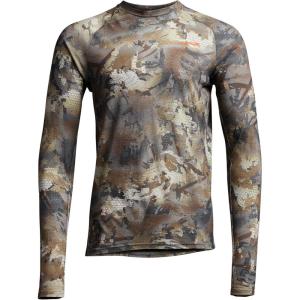 SITKA Gear Mens Core Merino 120 Long Sleeve Crew(Optifade Timber)
