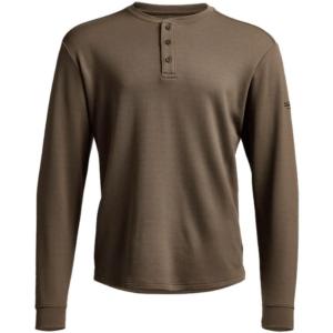 SITKA Gear Men’s Everyday Long Sleeve Provision Henley Shirt(Pyrite)