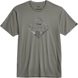 SITKA Gear Mens Everyday Optifade Badge Tee(Field Gray)