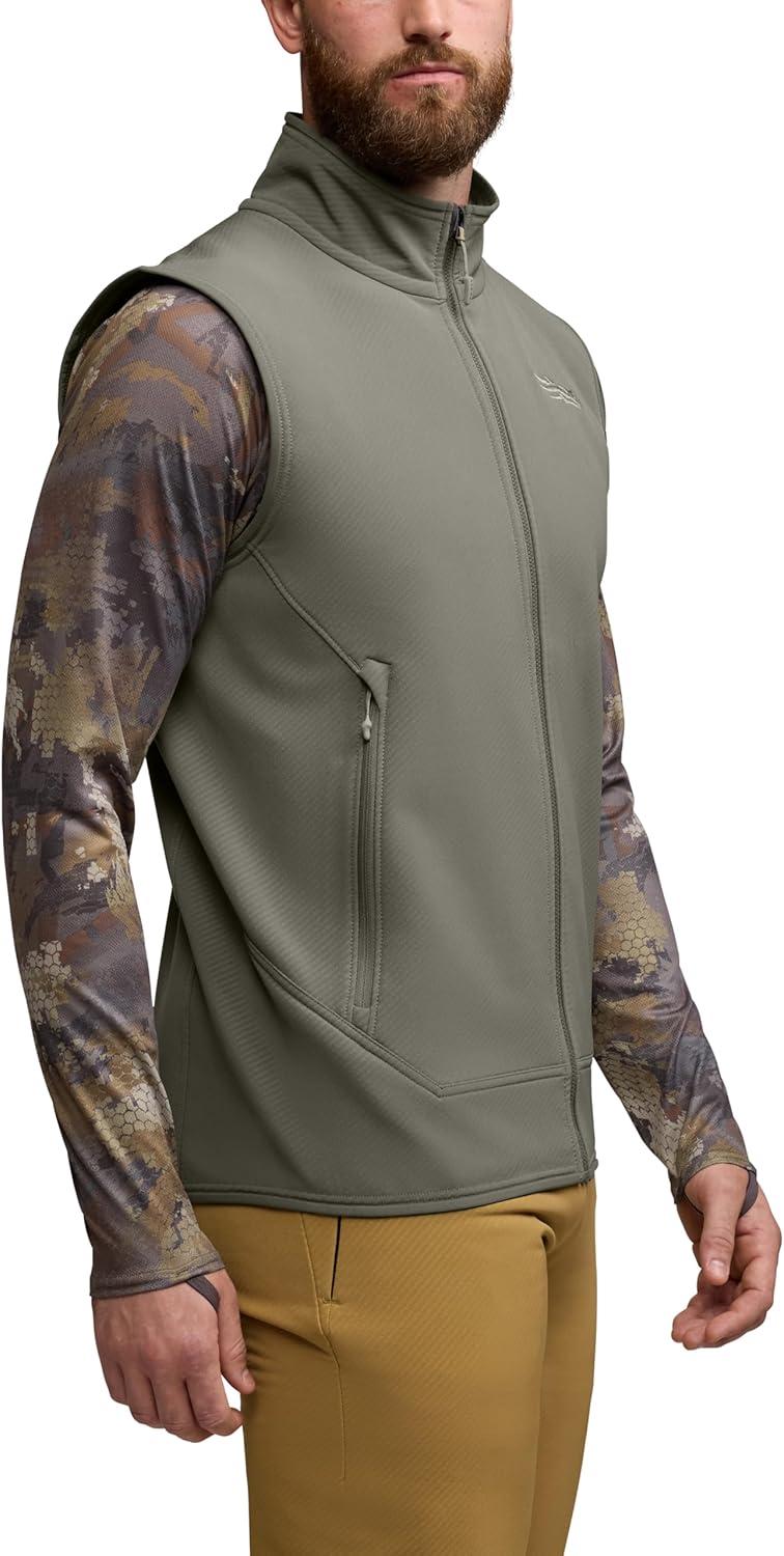 image:imageSITKA Alpha Fleece Vest Heavy Duty Fleece Hunting Vest for MenBark Brown