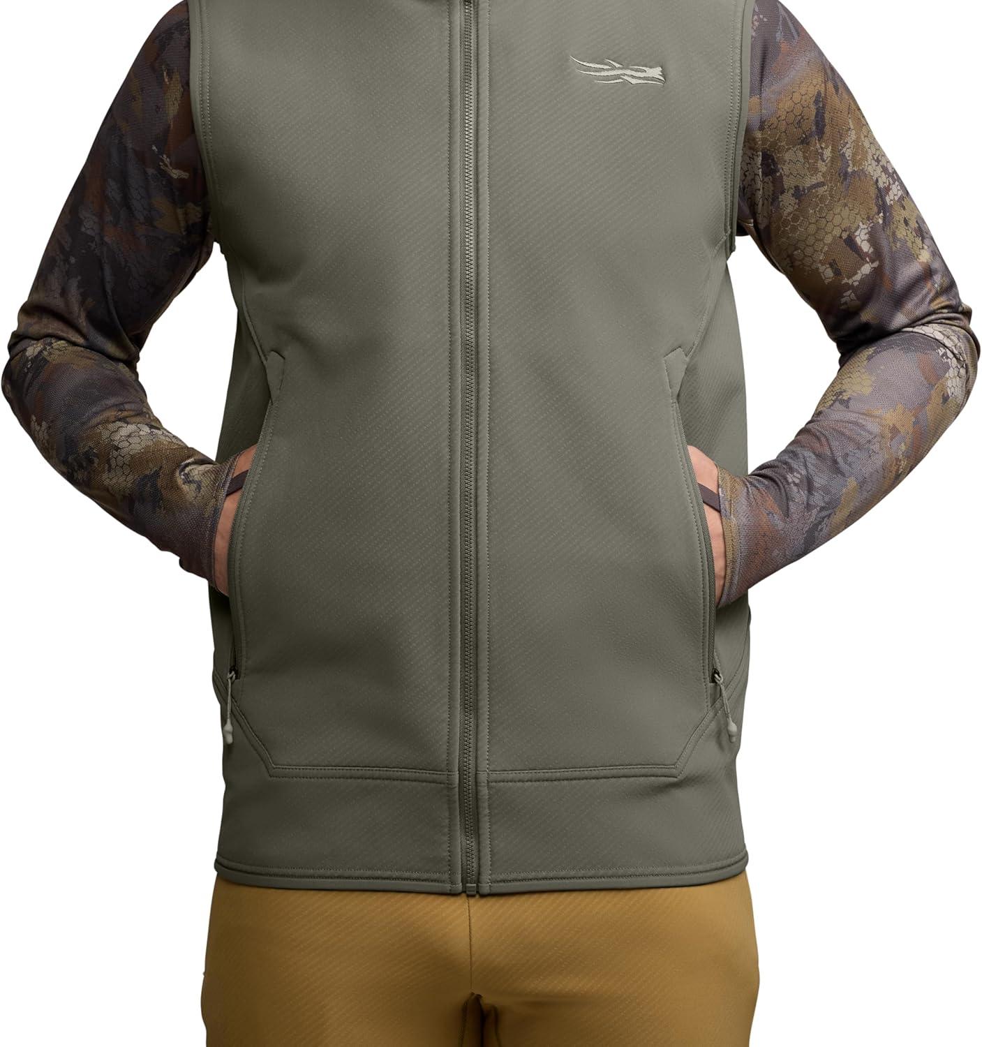 image:imageSITKA Alpha Fleece Vest Heavy Duty Fleece Hunting Vest for MenBark Brown