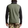 SITKA Alpha Fleece Vest – Heavy Duty Fleece Hunting Vest for Men(Olive)