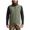 SITKA Alpha Fleece Vest – Heavy Duty Fleece Hunting Vest for Men(Olive)