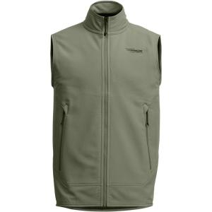 SITKA Alpha Fleece Vest – Heavy Duty Fleece Hunting Vest for Men(Olive)