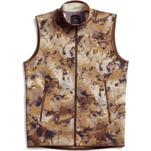 SITKA Alpha Fleece Vest – Heavy Duty Fleece Hunting Vest for Men(Waterfowl Marsh)