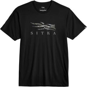 SITKA Icon Optifade Tee – Graphic Tee Shirt for Men(Black Elevated)