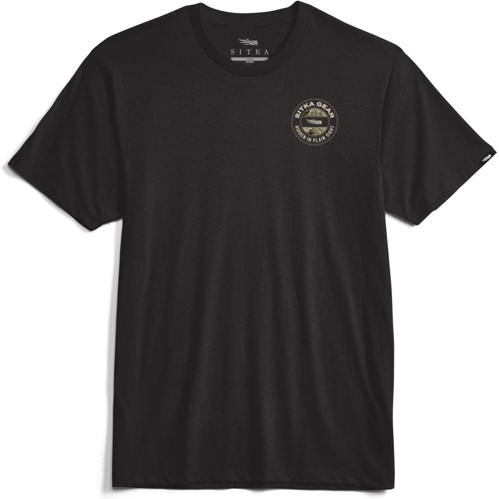 image:imageSITKA Hidden Optifade Tee Everyday Logo Wear for MenBlack Subalpine