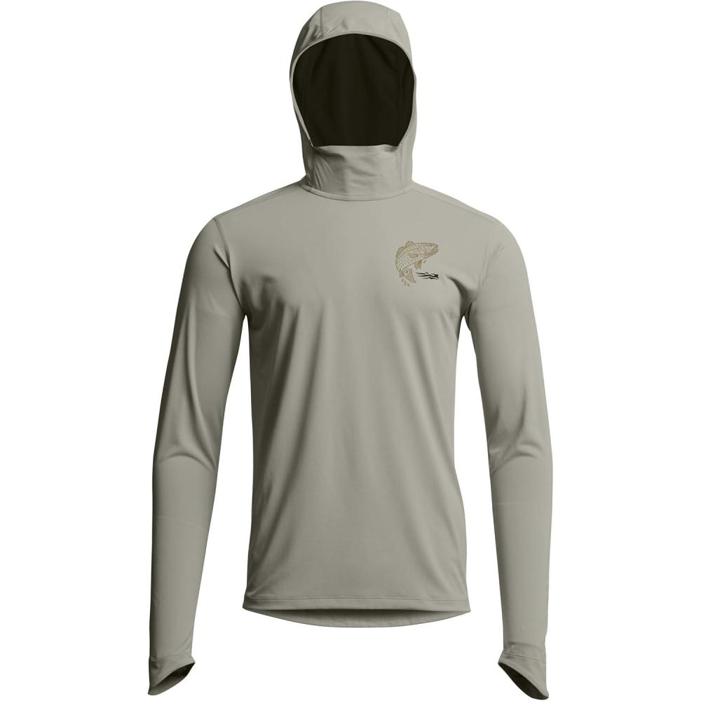 image:imageSITKA Radiant Graphic Sun HoodiePebble Grey Bass
