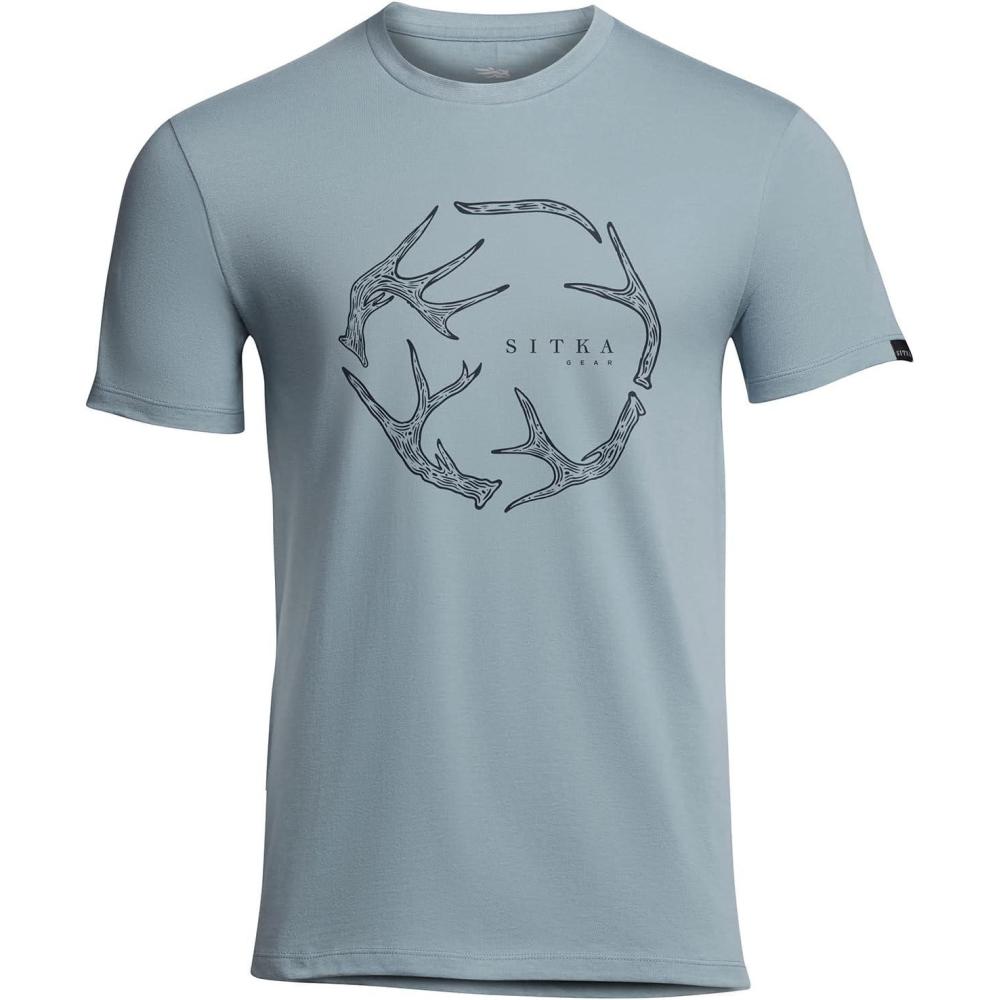 image:imageSitka Mens Mens Everyday Antler Evo TeeFlint Blue