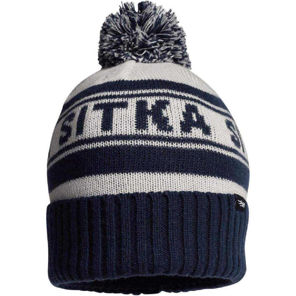 image:imageSitka Mens Pom Cuffed Knit BeaniePorcelain