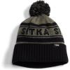 Sitka Mens Pom Cuffed Knit Beanie(Hemlock Green)
