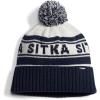 Sitka Mens Pom Cuffed Knit Beanie(Porcelain)