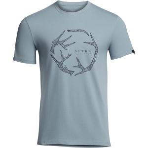 Sitka Mens Men’s Everyday Antler Evo Tee(Flint Blue)