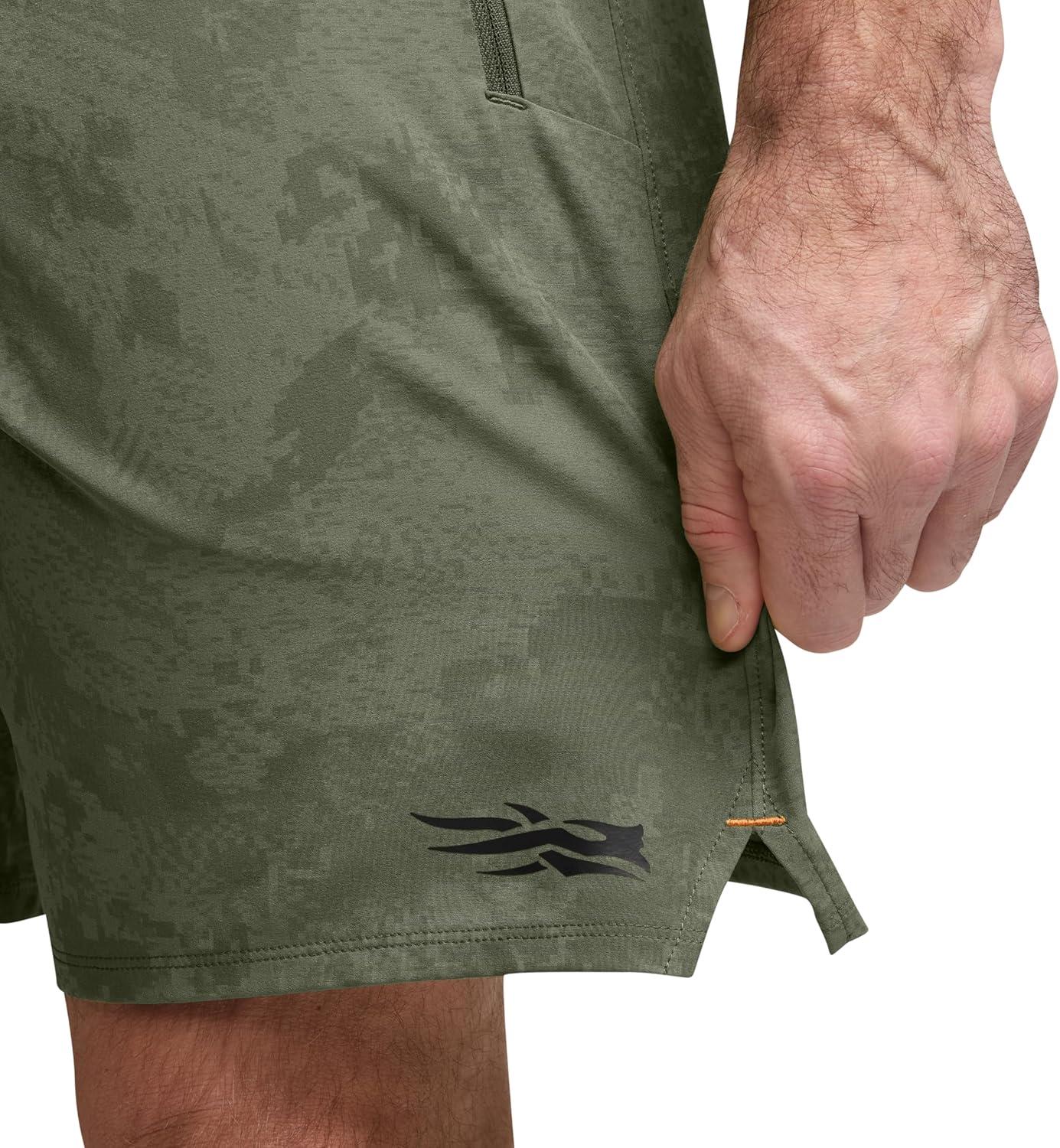 image:imageSITKA Riser Active Shorts 8 InchOlive Green Camo