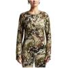SITKA Women’s Core Midweight Camo Long Sleeve T-Shirt(Optifade Subalpine)