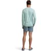 SITKA Radiant Long Sleeve Crew Neck – Lightweight Moisture-Wicking Mens Shirt(Saltwater Blue Camo)