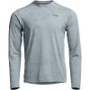 SITKA Radiant Long Sleeve Crew Neck – Lightweight Moisture-Wicking Mens Shirt(Bluestone Camo)