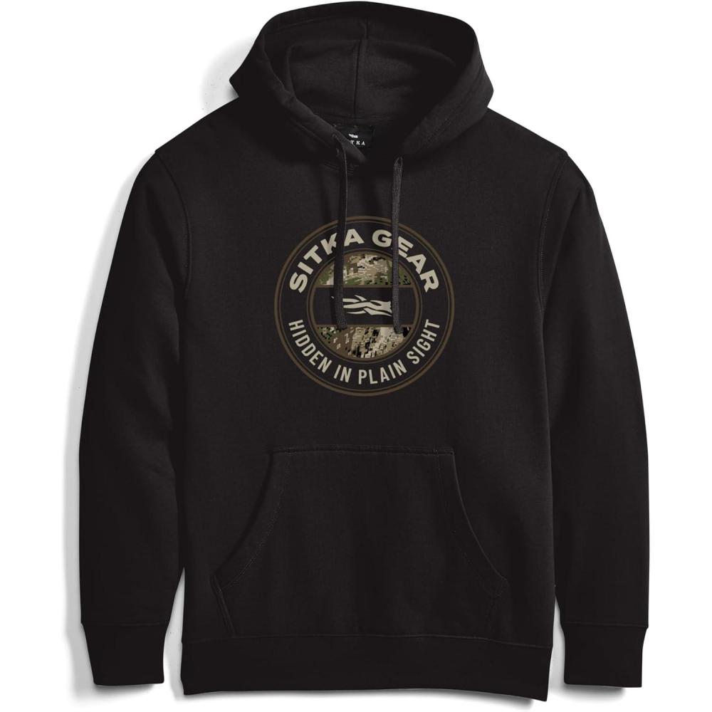 image:imageSITKA Hidden Optifade Pullover Hoodie Heavyweight Mens SweatshirtBlack Subalpine
