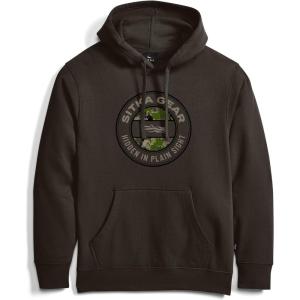 SITKA Hidden Optifade Pullover Hoodie – Heavyweight Mens Sweatshirt(Earth Cover)