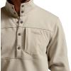 SITKA mens Front Range Stand-up Collar Snap Fleece Jacket(Birch)