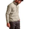 SITKA mens Front Range Stand-up Collar Snap Fleece Jacket(Birch)
