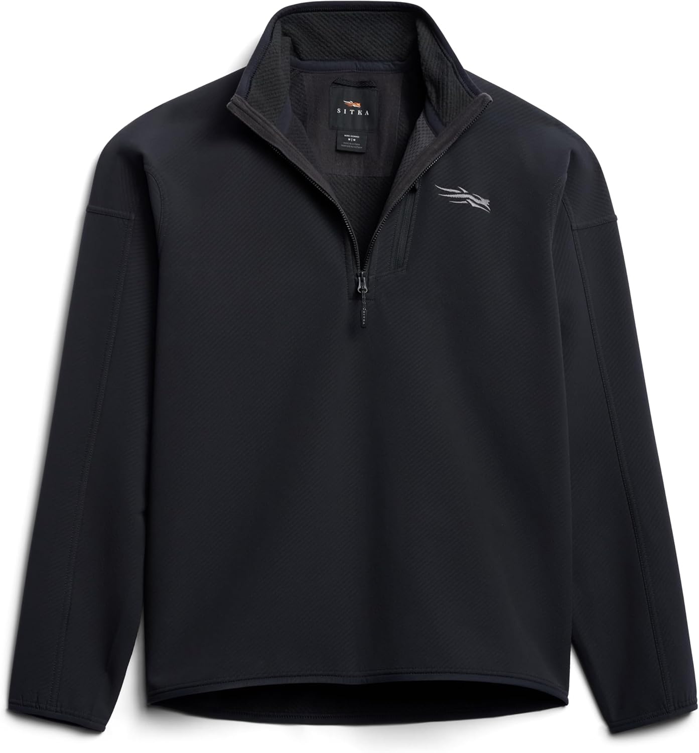 image:imageSITKA Alpha Fleece 14 Zip Pullover Hunting Fishing Fleece with Everyday Durable Stretch for MenBlack