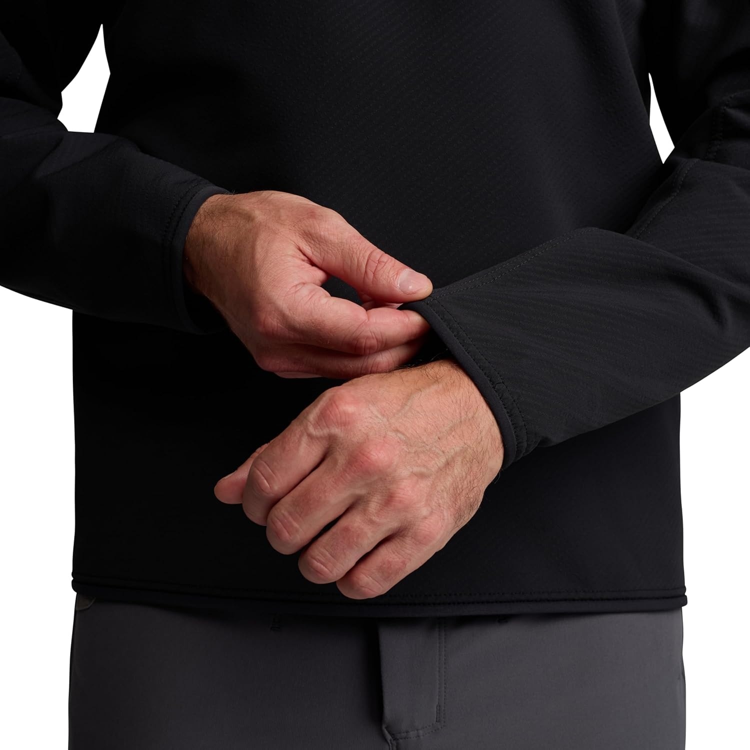 image:imageSITKA Alpha Fleece 14 Zip Pullover Hunting Fishing Fleece with Everyday Durable Stretch for MenBlack