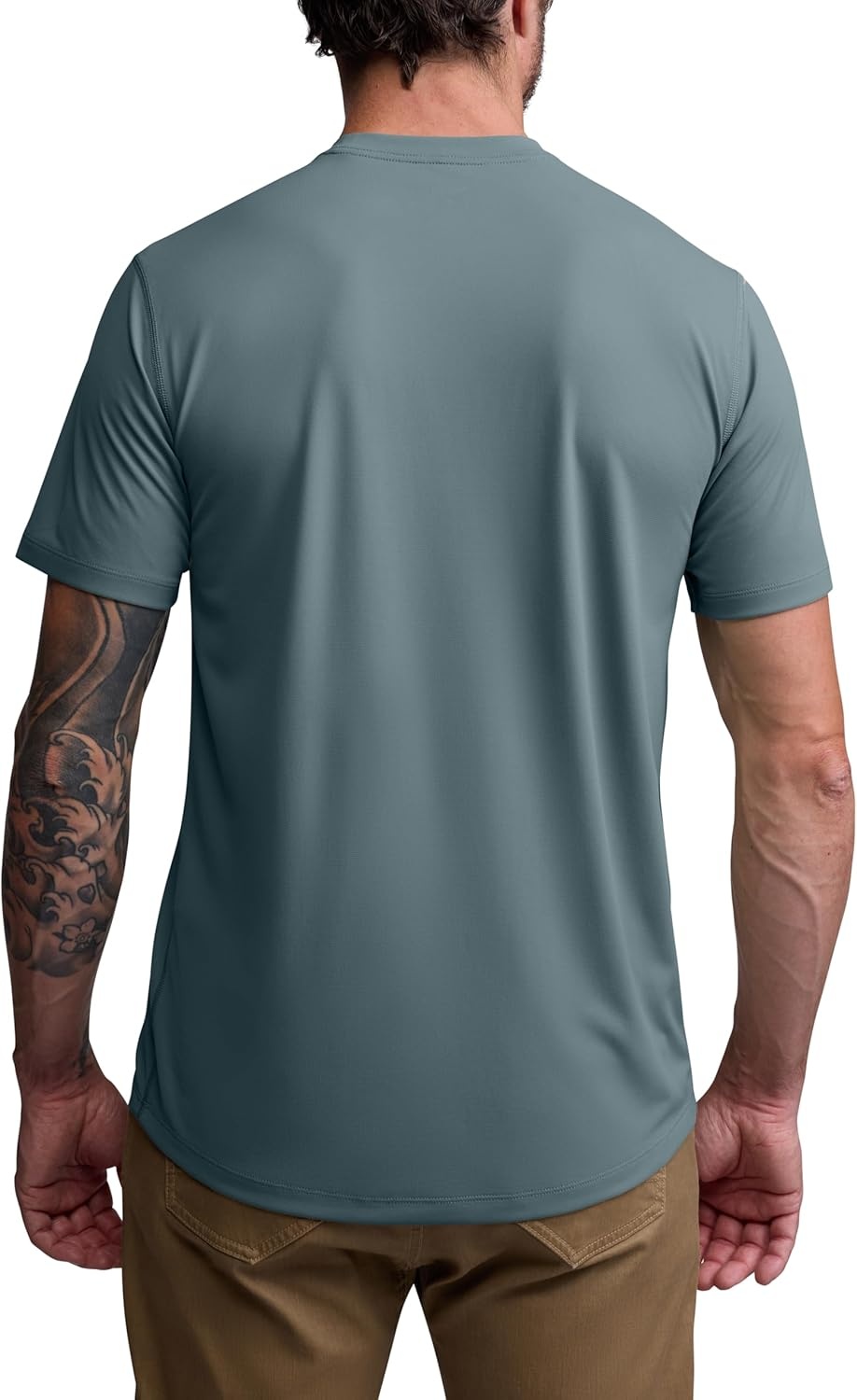 image:imageSITKA Tech Tee Sweat Wicking Fast Drying Technology for MenGravel Blue