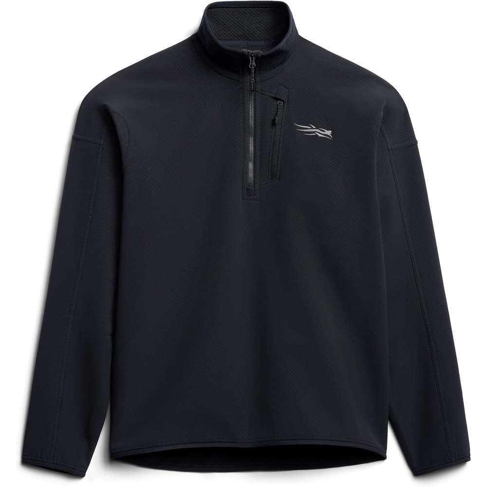 image:imageSITKA Alpha Fleece 14 Zip Pullover Hunting Fishing Fleece with Everyday Durable Stretch for MenBlack