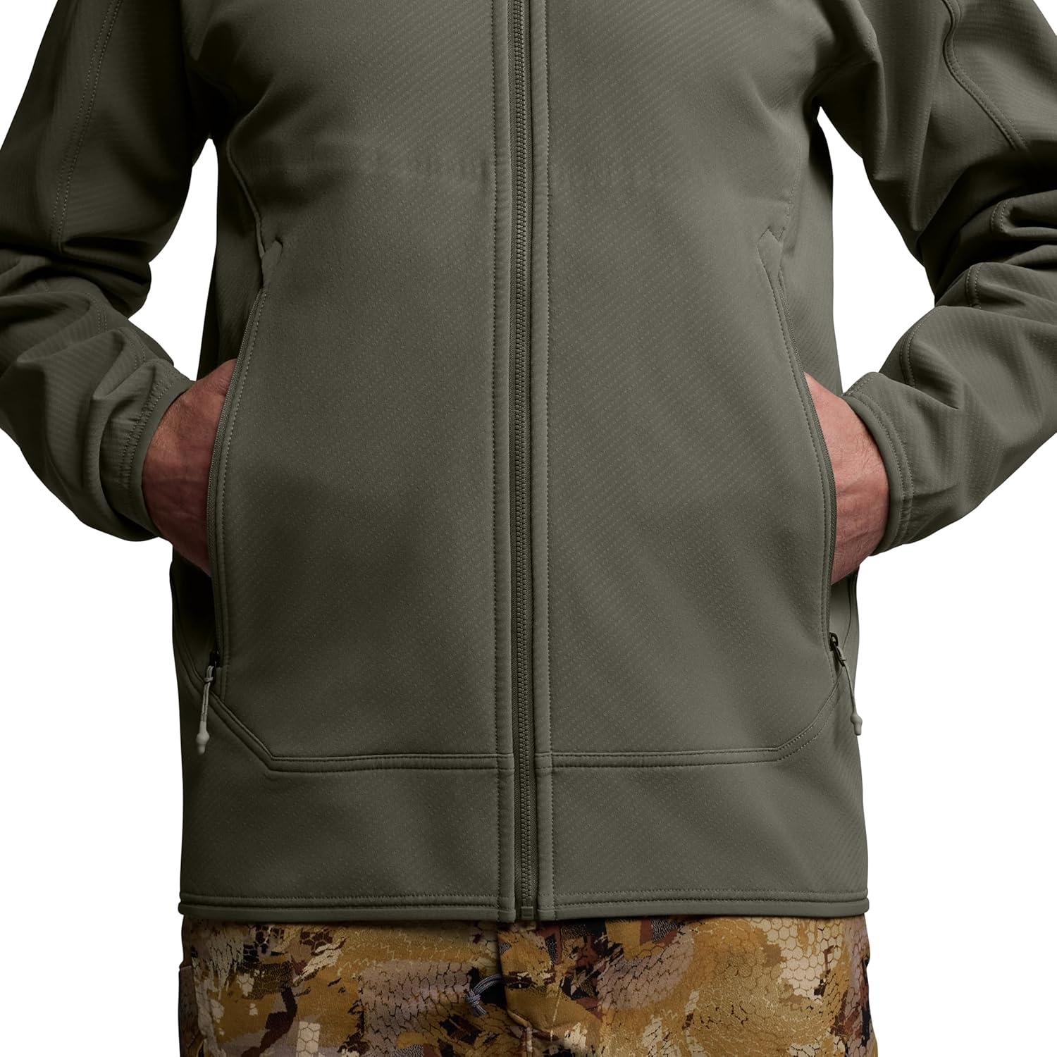image:imageSITKA Alpha Fleece Hooded Jacket Mens Waterproof Jacket for Fishing Hunting HikingBark Brown