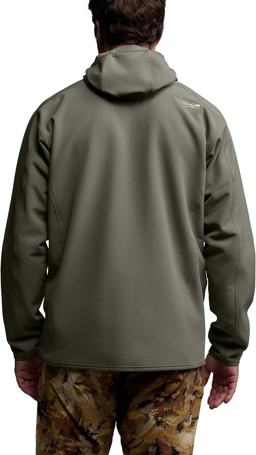 image:imageSITKA Alpha Fleece Hooded Jacket Mens Waterproof Jacket for Fishing Hunting HikingBark Brown